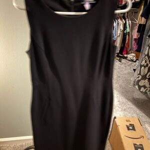 Elegant Black Sleeveless Dress
